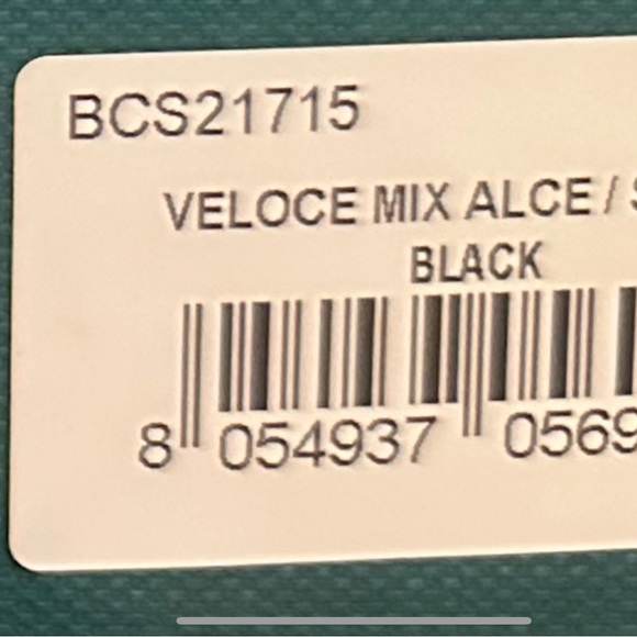 BUSCEMI VELOCE MIX LOW-TOP SNEAKERS IN BLACK - Picture 7 of 7